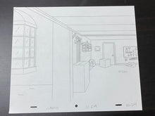 Load image into Gallery viewer, The Simpsons - Original drawing of Simpsons house (scene background)