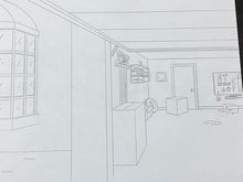 Load image into Gallery viewer, The Simpsons - Original drawing of Simpsons house (scene background)
