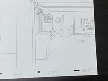 Load image into Gallery viewer, The Simpsons - Original drawing of Simpsons house (scene background)
