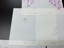 Load image into Gallery viewer, The Simpsons - Complete scene of 5 drawings of Otto, Milhouse in the School Bus + background