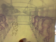 Load image into Gallery viewer, The Simpsons - Complete scene of 5 drawings of Otto, Milhouse in the School Bus + background