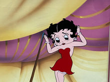 Load image into Gallery viewer, Betty Boop - Original animation cel with master painted background, framed