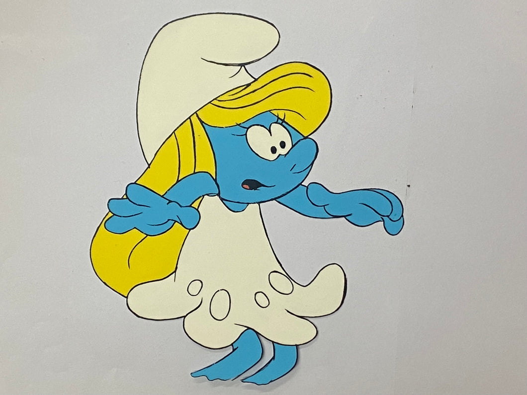 The Smurfs - Original animation cel of Smurfette