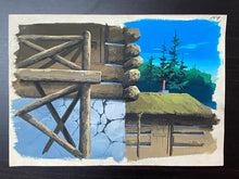 Load image into Gallery viewer, Monarch: The Big Bear of Tallac (Jacky and Nuca) (1977) - 2 Original animation cels and drawings, with master painted background