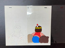 Load image into Gallery viewer, Monarch: The Big Bear of Tallac (Jacky and Nuca) (1977) - 2 Original animation cels and drawings, with master painted background