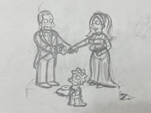 Load image into Gallery viewer, The Simpsons - Original drawing of Maggie Simpson