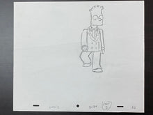 Load image into Gallery viewer, The Simpsons - Original drawing of Bart Simpson (as adult)