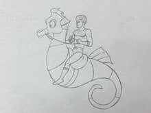 Load image into Gallery viewer, The Superman/Aquaman Hour of Adventure - Original animation drawing of Aquaman