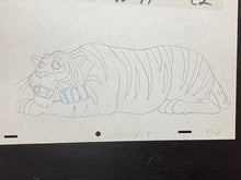 Load image into Gallery viewer, He-Man and the Masters of the Universe - Original cel and drawing of Battle Cat