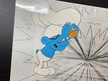 Load image into Gallery viewer, The Smurfs - Original animation cel and background