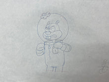 Load image into Gallery viewer, SpongeBob SquarePants (1999) - Original animation drawing of Sandra "Sandy" Cheeks