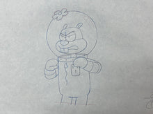 Load image into Gallery viewer, SpongeBob SquarePants (1999) - Original animation drawing of Sandra "Sandy" Cheeks