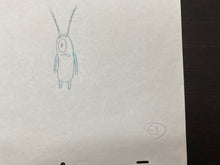 Load image into Gallery viewer, SpongeBob SquarePants (1999) - Original animation drawing of Sheldon J. Plankton