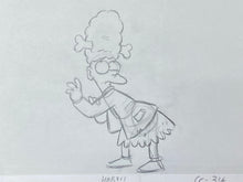 Load image into Gallery viewer, The Simpsons - Original drawing of Sideshow Mel