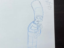 Load image into Gallery viewer, The Simpsons - Original drawing of Marge and Maggie Simpson