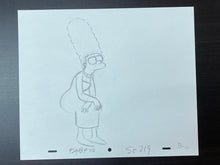 Load image into Gallery viewer, The Simpsons - Original drawing of Marge Simpson