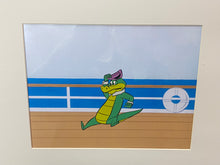 Load image into Gallery viewer, Wally Gator - Original cel with copy background of Wally Gator