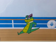 Load image into Gallery viewer, Wally Gator - Original cel with copy background of Wally Gator