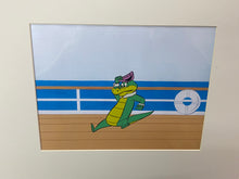 Load image into Gallery viewer, Wally Gator - Original cel with copy background of Wally Gator