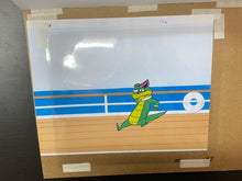Load image into Gallery viewer, Wally Gator - Original cel with copy background of Wally Gator