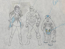 Load image into Gallery viewer, He-Man and the Masters of the Universe - Original drawing of He-Man and She-Ra