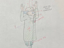 Load image into Gallery viewer, Tintin - Original drawing of Professeur Tournesol (in color)