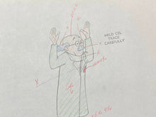 Load image into Gallery viewer, Tintin - Original drawing of Professeur Tournesol (in color)