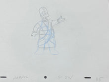 Load image into Gallery viewer, The Simpsons - Original drawing of Homer Simpsons, Episode: Kiss Kiss Bang Bangalore (2006)