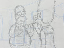 Load image into Gallery viewer, The Simpsons - Original drawing of Homer and Marge Simpson