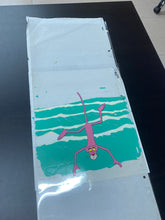 Load image into Gallery viewer, Pink Panther swimming, 2 original animation cels and drawings - BIG SIZE, rare