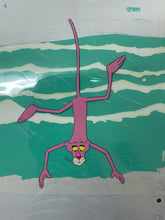 Load image into Gallery viewer, Pink Panther swimming, 2 original animation cels and drawings - BIG SIZE, rare