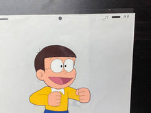 Load image into Gallery viewer, Doraemon - Original animation cel and drawing of Nobita Nobi