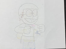 Load image into Gallery viewer, Doraemon - Original animation cel and drawing of Nobita Nobi