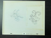 Load image into Gallery viewer, The Smurfs - Original animation drawing