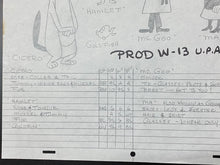 Load image into Gallery viewer, Mister Magoo (1960) - Original hand drawn storyboard page