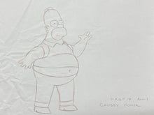 Load image into Gallery viewer, The Simpsons - Original drawing of Homer Simpson (Episode: Treehouse of Horror XVII, 2006)