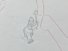 Load image into Gallery viewer, The Simpsons - Original drawing of Homer Simpson