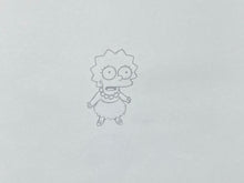 Load image into Gallery viewer, The Simpsons - Original drawing of Lisa Simpson