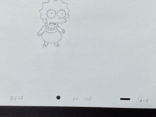 Load image into Gallery viewer, The Simpsons - Original drawing of Lisa Simpson