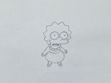 Load image into Gallery viewer, The Simpsons - Original drawing of Lisa Simpson