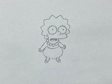 Load image into Gallery viewer, The Simpsons - Original drawing of Lisa Simpson