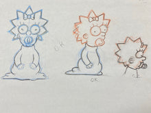 Load image into Gallery viewer, The Simpsons - Original drawing of Maggie Simpson