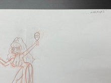 Load image into Gallery viewer, The Simpsons - Original drawing of Charo Baeza (Episode: The Old Man and the Key, 2002) 'My name is Charo, I shake my maracas'