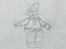 Load image into Gallery viewer, The Simpsons - Original drawing of Abraham Simpson