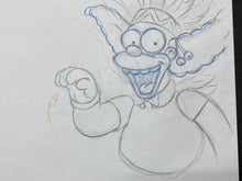 Load image into Gallery viewer, The Simpsons - Original drawing of Krusty the Clown (Episode: Kamp Krusty, 1992)