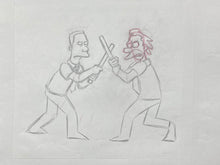 Load image into Gallery viewer, The Simpsons - Original drawing of Lenny Leonard and Carl Carlson