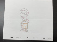 Load image into Gallery viewer, The Simpsons - Original drawing of Milhouse Van Houten