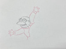 Load image into Gallery viewer, The Simpsons - Original drawing of Hans Moleman