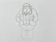 Load image into Gallery viewer, The Simpsons - Original drawing of Bleeding Gums Murphy