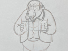 Load image into Gallery viewer, The Simpsons - Original drawing of Bleeding Gums Murphy